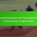 Baseball-Sportgeist: Fair Play, Respekt vor Schiedsrichtern, Gegner ehren