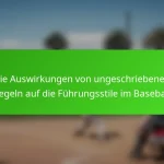 Die Auswirkungen von ungeschriebenen Regeln auf die Führungsstile im Baseball