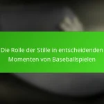 Die Rolle der Stille in entscheidenden Momenten von Baseballspielen