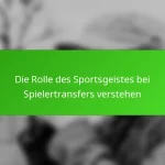 Die Rolle des Sportsgeistes bei Spielertransfers verstehen