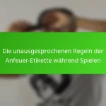 Die unausgesprochenen Regeln der Anfeuer-Etikette während Spielen