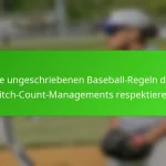 Die ungeschriebenen Baseball-Regeln des Pitch-Count-Managements respektieren
