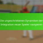 Die ungeschriebenen Dynamiken der Integration neuer Spieler navigieren
