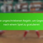 Die ungeschriebenen Regeln, um Gegner nach einem Spiel zu gratulieren