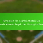 Navigieren von Teamkonflikten: Die ungeschriebenen Regeln der Lösung im Baseball